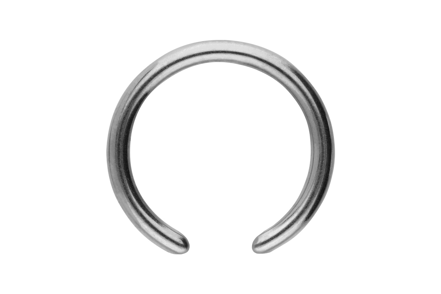Titan Klemmkugelring Piercing ohne Kugel